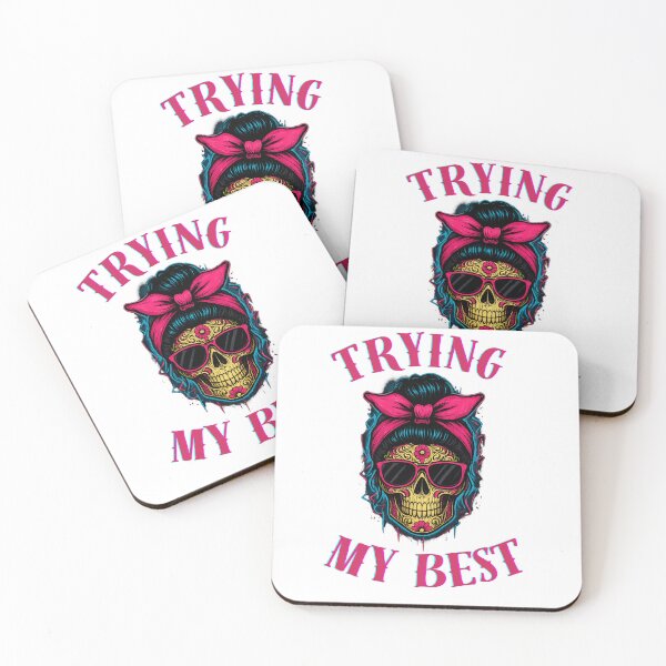 Item preview, Trying my best designed and sold by NellieBearApparel.