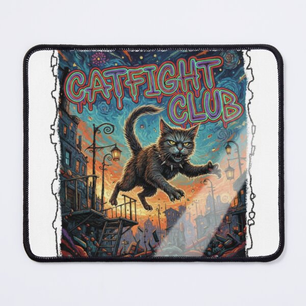 Item preview, Catfight Club – Viral Drop 2026 Sticker designed and sold by Imaginarium of Chaos falcon88 .