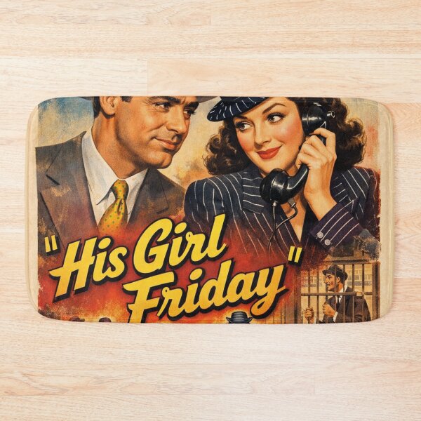 Item preview, His Girl Friday, film designed and sold by Mauswohn.