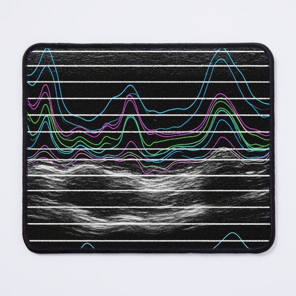 Item preview, Neon Waveform Scanlines designed and sold by Kaleidoscope Print.