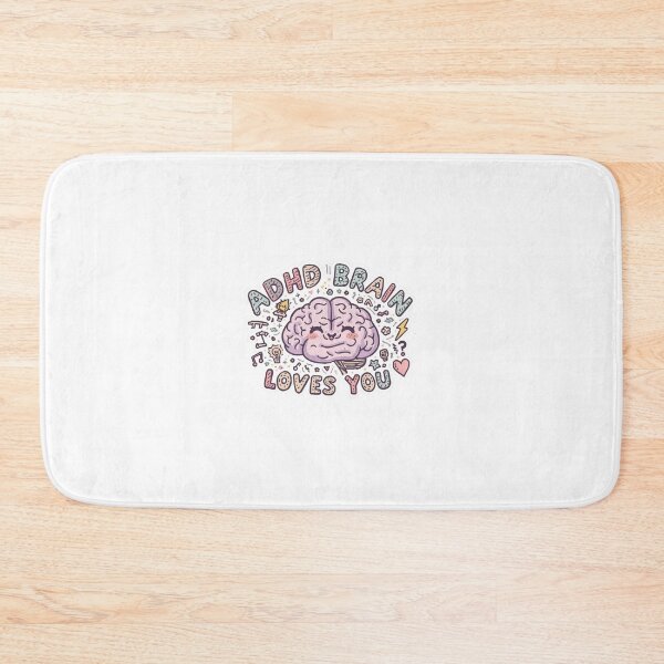 Item preview, ADHD Brain Loves You - Neurodivergent Pride Sticker designed and sold by OrikuStudio.