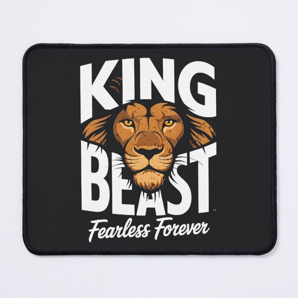 Item preview, King Beast Lion– Fearless Courage Roaring Power Art designed and sold by Taans-Creation.