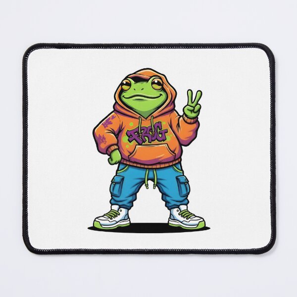 Item preview, FUNNY STREETWEAR FROG CHARACTER designed and sold by KISHNAY-FASHION.