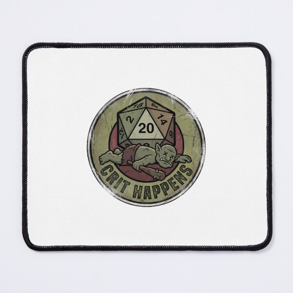 Item preview, Crit Happens Funny RPG Dice Goblin designed and sold by Fenay Designs.