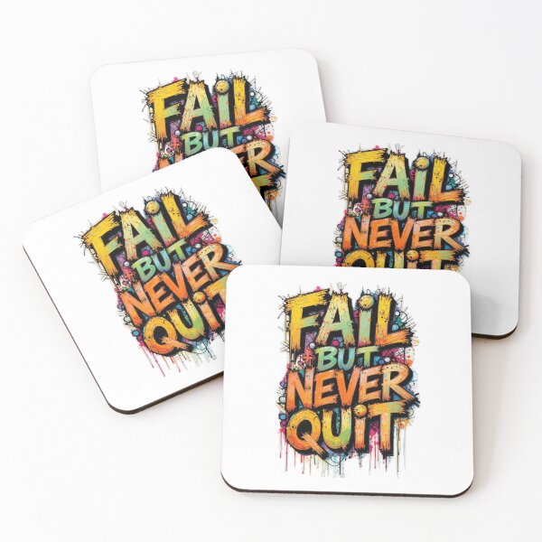 Item preview, Fail but Never Quit designed and sold by Pedritocova Arts.