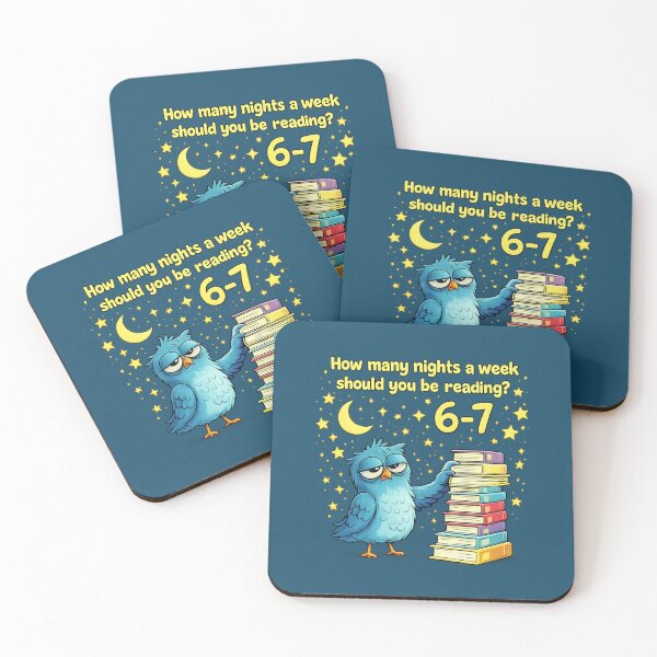 Item preview, Sleepy Owl 6-7 Reading Shirt, Book Lover Librarian Tee designed and sold by Markco Designe.