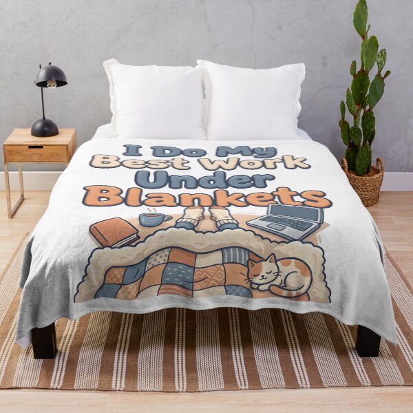 Item preview, blanket art, soft textiles, artistic blankets, remote work, home office designed and sold by TrueArtVibes.