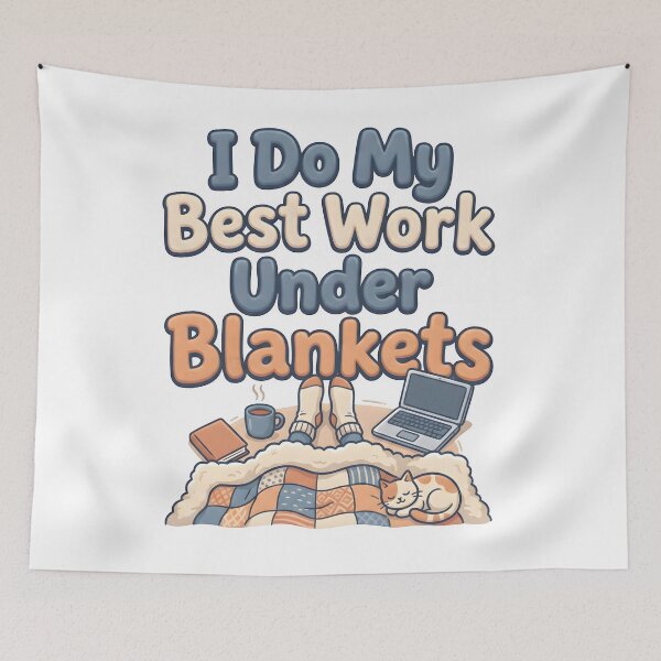 Item preview, blanket art, soft textiles, artistic blankets, remote work, home office designed and sold by TrueArtVibes.