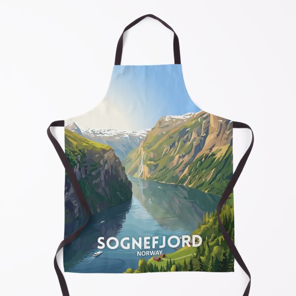 Item preview, Sognefjord Noruega - Arte de viaje designed and sold by Marciolini.