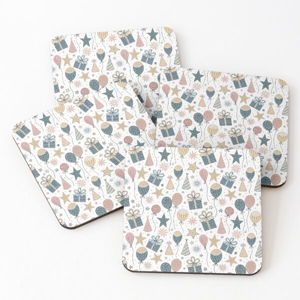 Item preview, Nordic Party Borders Mix | Scandinavian Folk Symbols designed and sold by Shuga-Design.