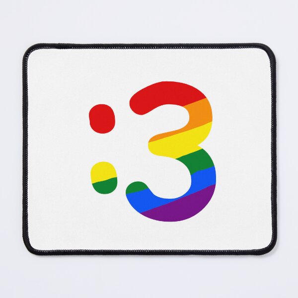 Item preview, Gay :3 designed and sold by Stiiv's Funny Designs.