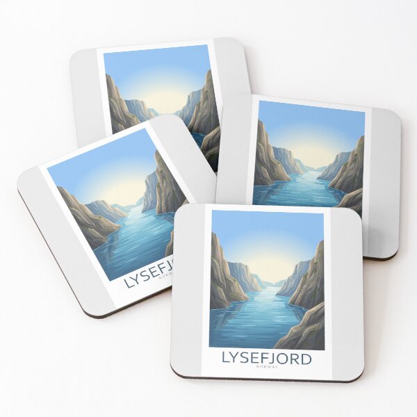 Item preview, Lysefjord, Noruega - Arte de viaje designed and sold by Marciolini.