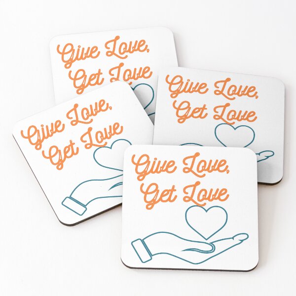 Item preview, Give Love Get Love Positive Quote Design designed and sold by Adappai.