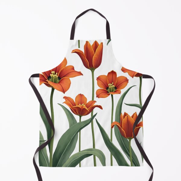 Item preview, Amber Flame Tulips – Radiant Botanical Elegance designed and sold by Oonward2021.