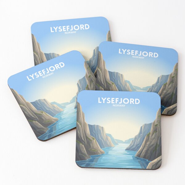 Item preview, Lysefjord, Noruega - Arte de viaje designed and sold by Marciolini.