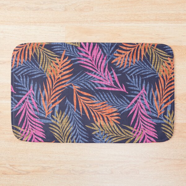Item preview,  Multicolour Tropical Palm Leaf Pattern – Vibrant Jungle Botanical Design. Dark designed and sold by SIR13.