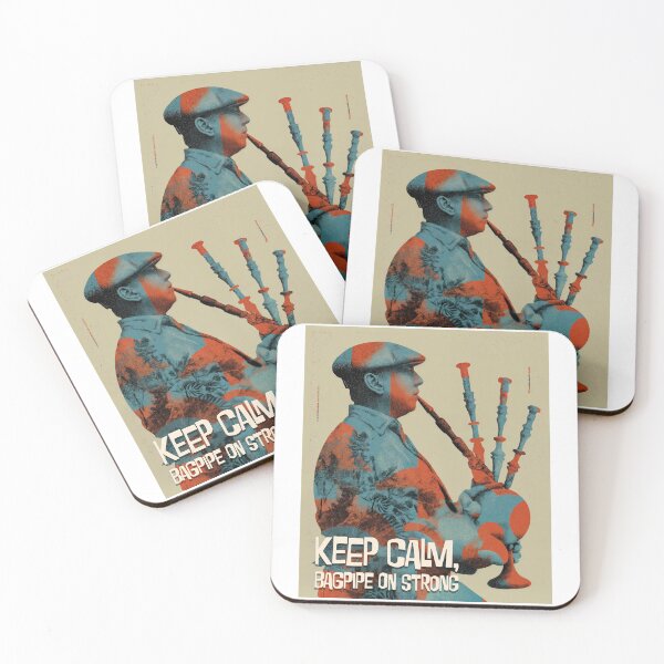 Item preview, Keep Calm, Bagpipe On Strong: Sound of Strength, Style of Tradition designed and sold by ForeverPrintsOK.
