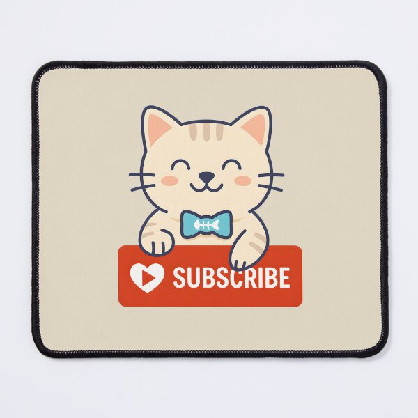 Item preview, SUBSCRIBE - You Can’t Say No to a Cute Cat Like This designed and sold by Fantabulous.