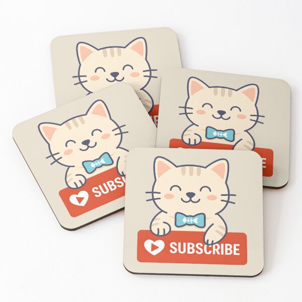 Item preview, SUBSCRIBE - You Can’t Say No to a Cute Cat Like This designed and sold by Fantabulous.