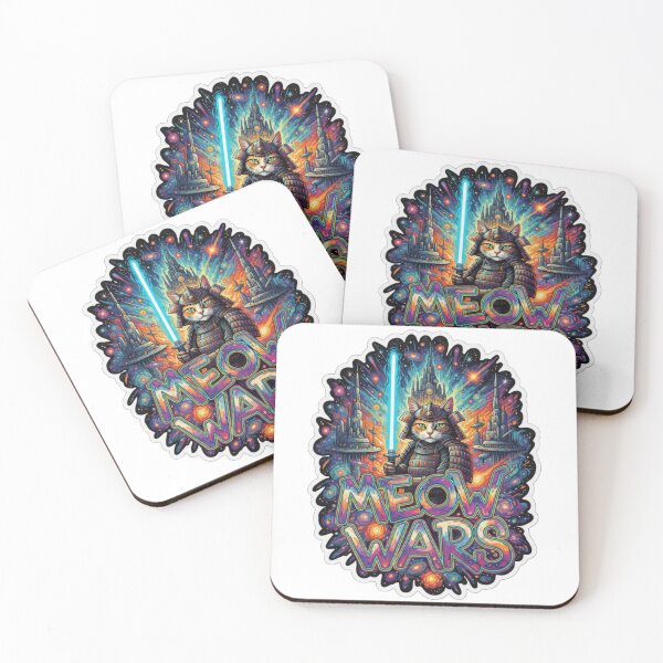 Item preview, Meow Wars – Viral Drop 2026 Sticker designed and sold by Imaginarium of Chaos falcon88 .