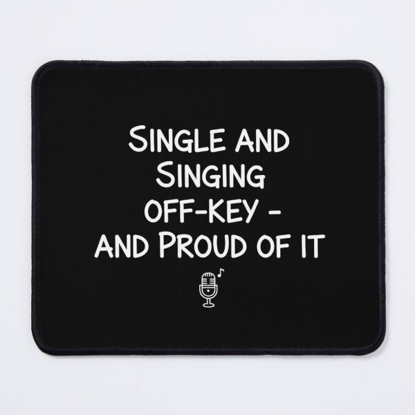 Item preview, Proud To Be Single Funny,Single Life Music Vibes designed and sold by Meryem Mamouni.
