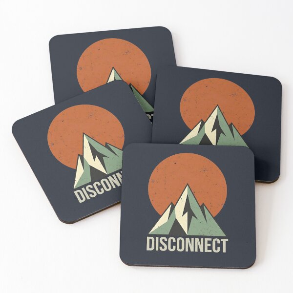 Item preview, Vintage Constructivist "DISCONNECT" Mountain  Art designed and sold by Mora Atelier Designs.