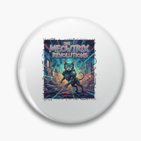Item preview, The Meowtrix Revolutions – Viral Drop 2026 Sticker designed and sold by Imaginarium of Chaos falcon88 .