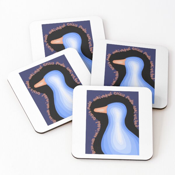 Item preview, Crisis Mode Activated Goose designed and sold by TheTardisMachine.