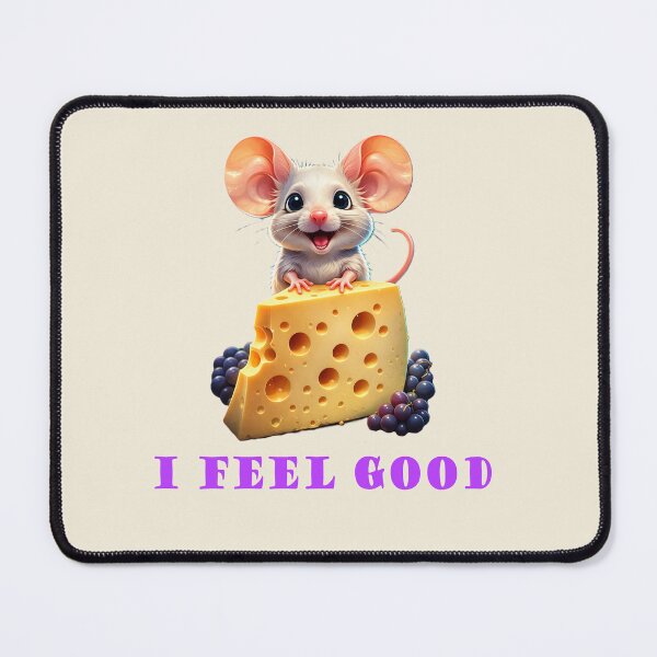 Item preview, Mouse with a cheese. I feel good. designed and sold by Natart1004.