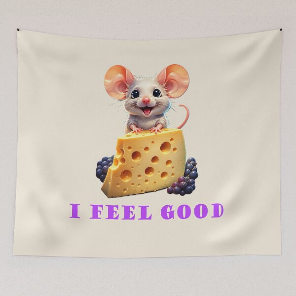 Item preview, Mouse with a cheese. I feel good. designed and sold by Natart1004.