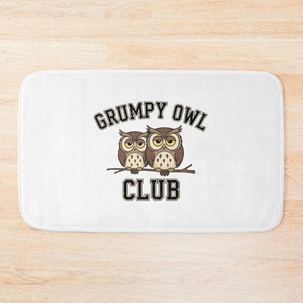 Item preview, Grumpy Owl Club Funny Owl T-Shirt Design designed and sold by aaljone007.