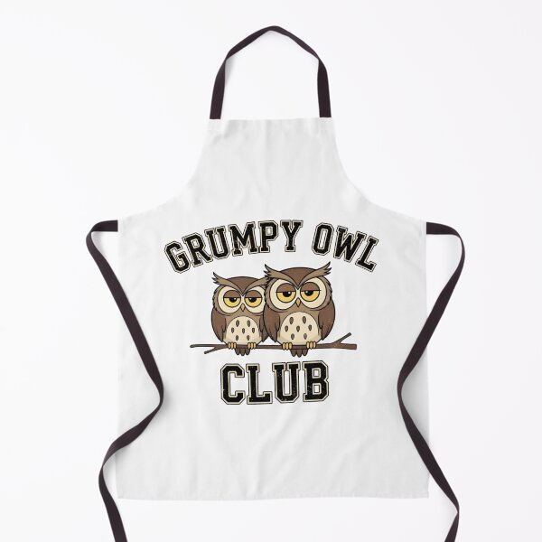 Item preview, Grumpy Owl Club Funny Owl T-Shirt Design designed and sold by aaljone007.