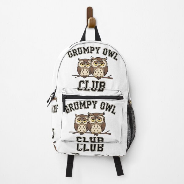 Item preview, Grumpy Owl Club Funny Owl T-Shirt Design designed and sold by aaljone007.