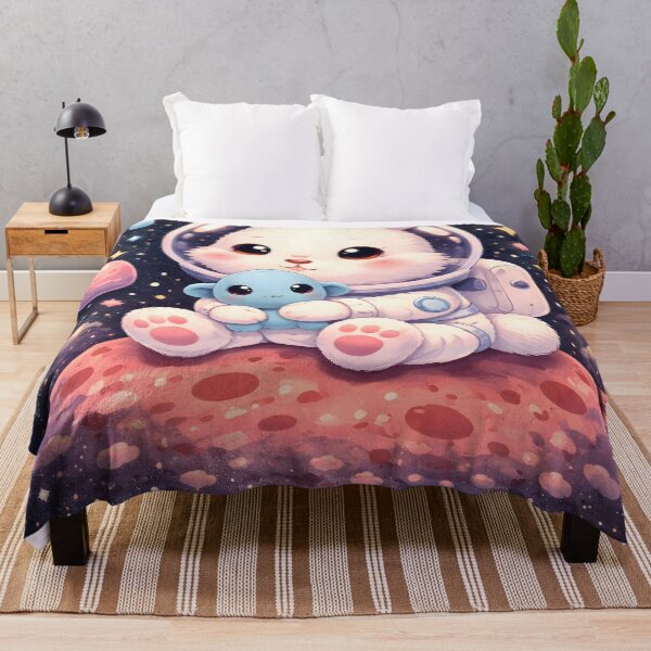 Item preview, Cute Bunny Astronaut in Space designed and sold by SoulenCify.