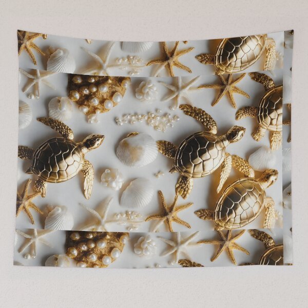 Item preview, Beach turtle seashell designed and sold by Ink-Fluence.