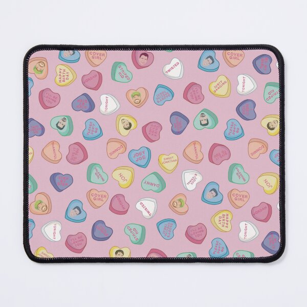 Item preview, Conversation hearts candy boyband valentine pink mix designed and sold by Glamboyant.