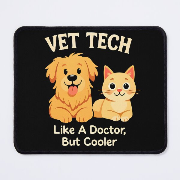 Item preview, Vet Tech Like A Doctor But Cooler - Cute Dog and Cat designed and sold by Trendora Stor.