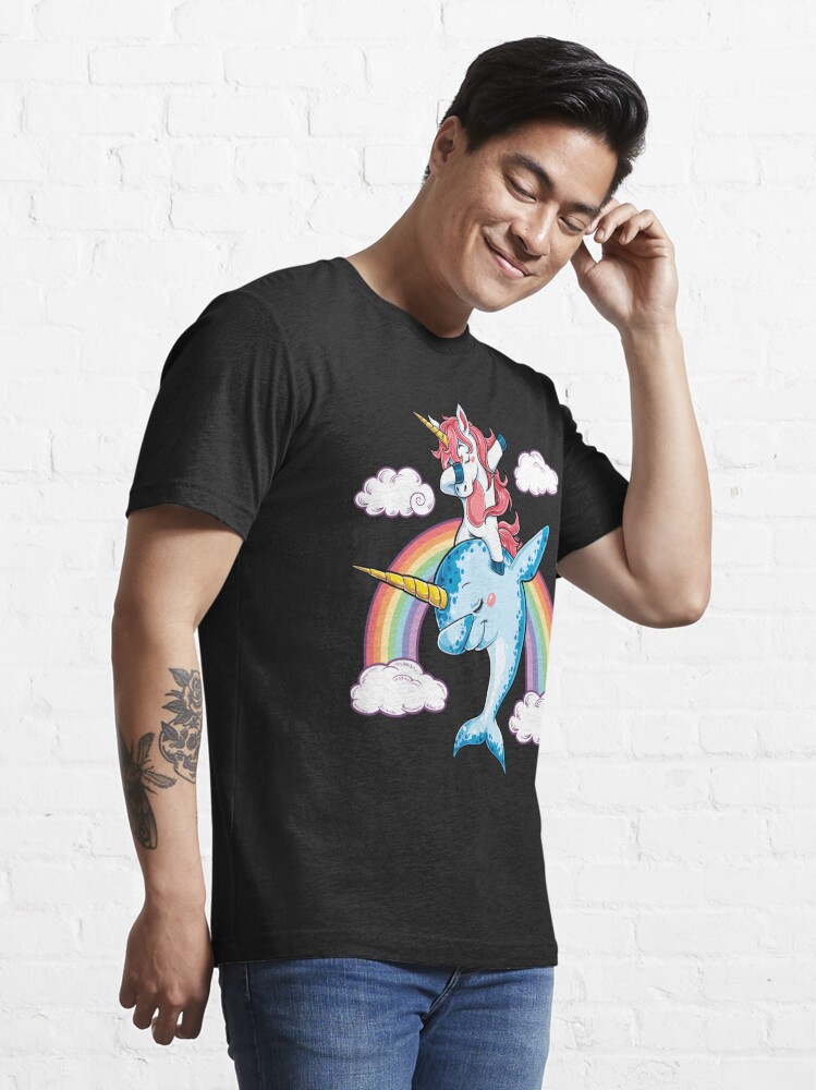 Dabbing Unicorn Shirt Girls Kids Women Rainbow Unicorns Men