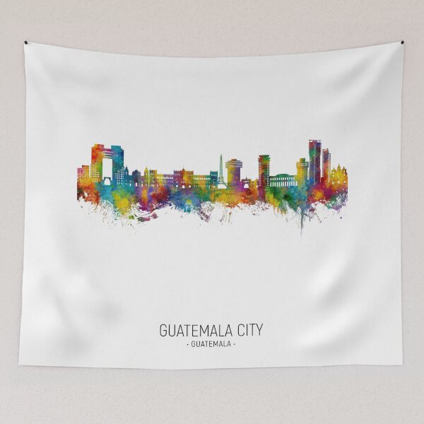 Item preview, Guatemala City Skyline Guatemala designed and sold by ArtPrints.