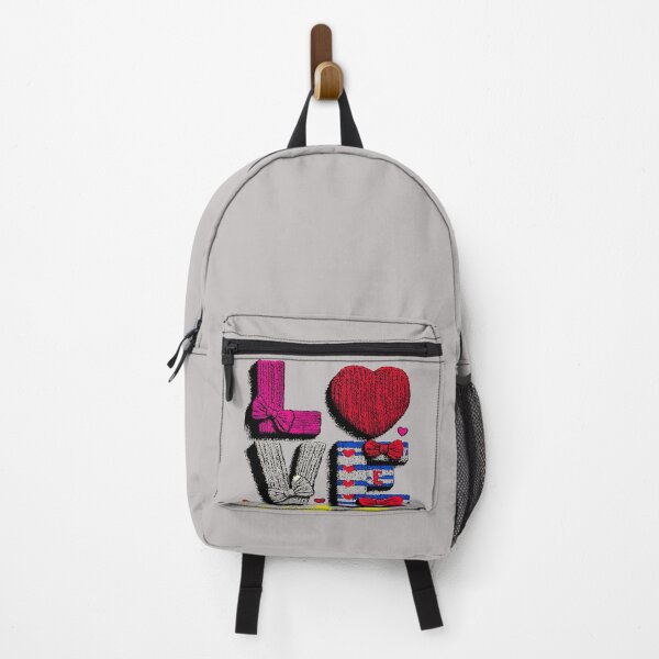 Item preview, Knitted Love Typography with Bows and Hearts Illustration designed and sold by BEYOGGA.