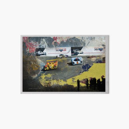 Super Car Art Porsche cars at Rennsport Reunion V Laguna Seca Raceway Art Board Print