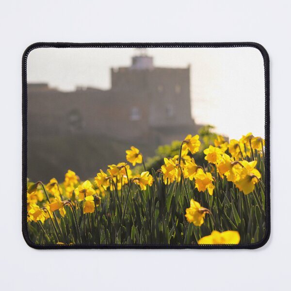 Item preview, Daffodils at Jacobs Ladder Beach, Sidmouth – Coastal Spring Photography designed and sold by leonwoods.
