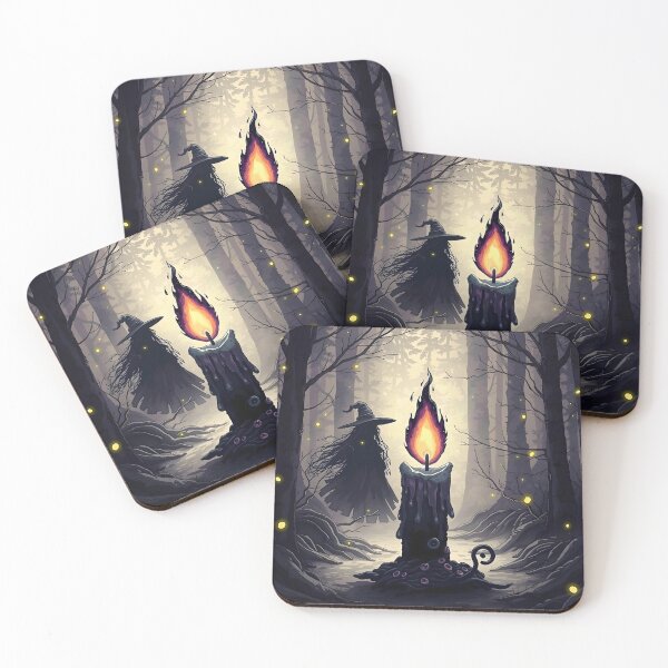 Item preview, Mysterious Candle in a Forest, Ai Generated Art  designed and sold by ACC .