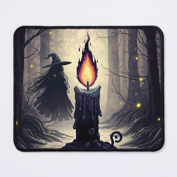 Item preview, Mysterious Candle in a Forest, Ai Generated Art  designed and sold by ACC .