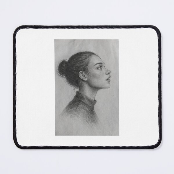 Item preview, Upward Gaze – Graphite Portrait Study designed and sold by Scottvisuals.