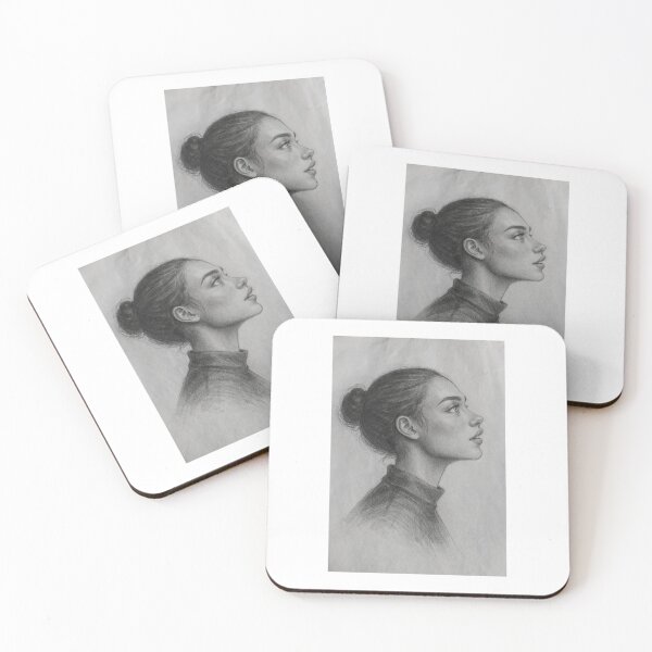 Item preview, Upward Gaze – Graphite Portrait Study designed and sold by Scottvisuals.