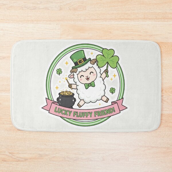 Item preview, Kawaii Lucky Fluffy Friend & Magical Squad - St. Patrick's Day designed and sold by arup7980.
