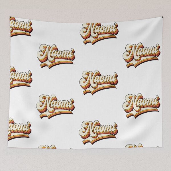 Item preview, Naomi Name Retro 70s Vintage design designed and sold by Teelogic.
