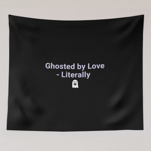 Item preview, Funny Anti Valentine Ghost Quote ,Spooky Single Life  designed and sold by Meryem Mamouni.