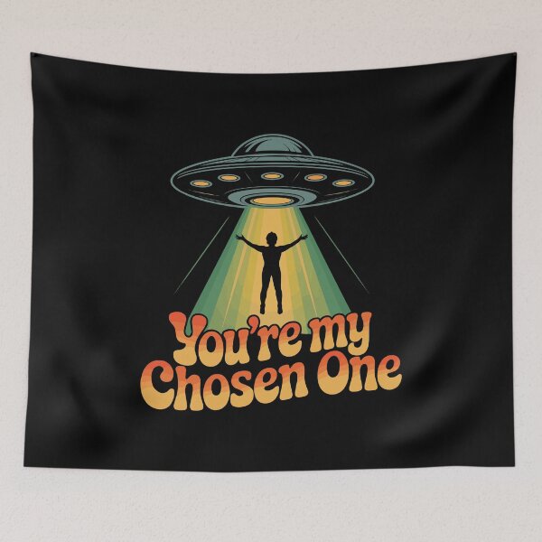 Item preview, You’re My Chosen One Valentine Design UFO geek scifi lover designed and sold by w1ckerman.